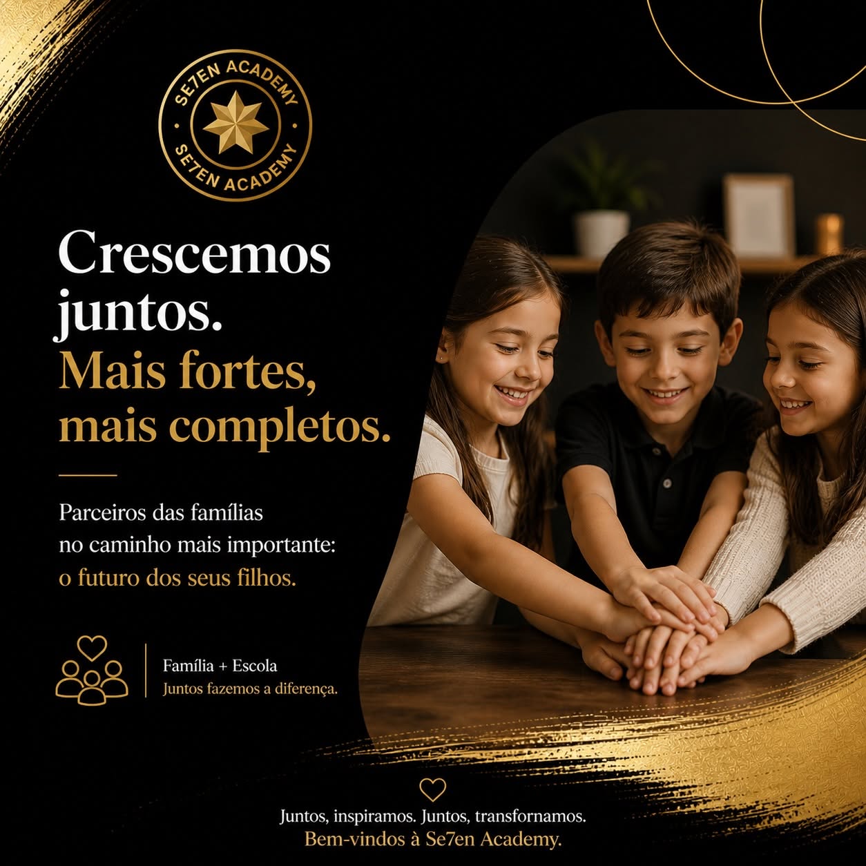 Crescemos juntos — parceiros das famílias no futuro dos seus filhos