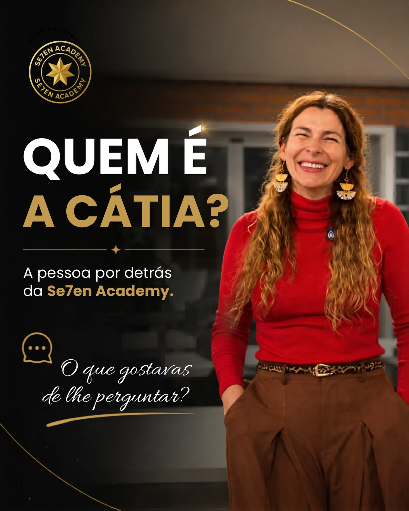 Cátia Duarte, fundadora da Se7en Academy